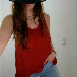 American eagle sleeveless blouse